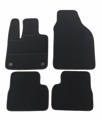 interior textile mats compatible for Fiat 500e, electric, 2020>