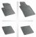 rubber mat compatible for Fiat 500/500C, 2007> / Fiat Panda, 2003>2012 / Ford KA, 2008>2016-1