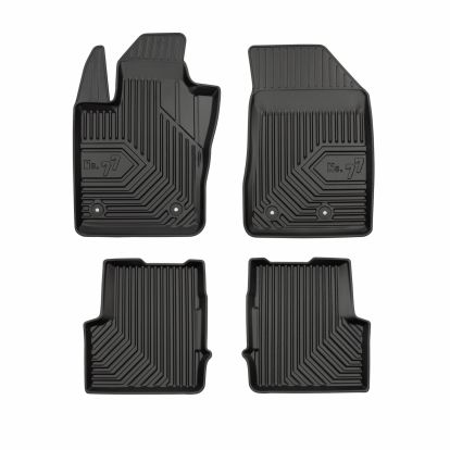 3D mats for interior compatible for Fiat 500X, 2014>2024 / Jeep Renegade, 2014>