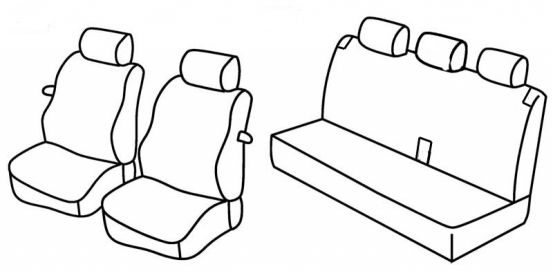 presvlake za sjedala odgovaraju za Fiat Bravo, 1995>2007 - 3 vrata