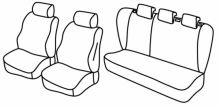 seat covers for Fiat Croma, 2005>2010 - 5 door