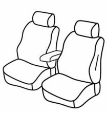 presvlake za sjedala za Fiat Doblo 1, 2007>2009 - facelift