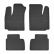 rubber mat compatible for Fiat Doblo, 2000>2009 - 2 rows-1