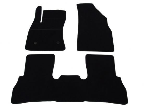 interior textile mats compatible for Fiat Doblo 2 /MAXI, 2009>2022, 2 rows