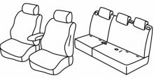 seat covers for Fiat Doblo 2 / Opel Combo, 2009>2022 - Combinato