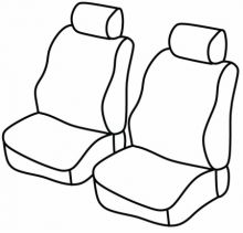 presvlake za sjedala za Fiat Doblo 2/ Opel Combo, 2009>