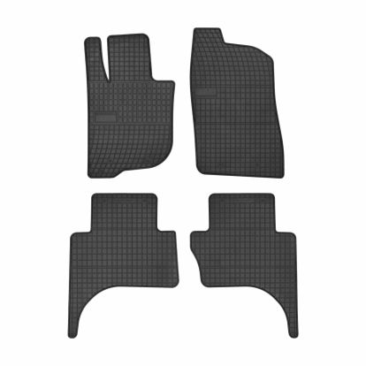 rubber mat compatible for Fiat Fullback, 2016>2019 / Mitsubishi L200, 2015>2019 - 2 rows