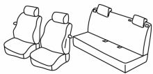 seat covers for Fiat Grande Punto / Punto Evo / Punto, 2006>2018 - 3 door