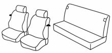 seat covers for Fiat Punto, 1993>1999 - 3 door