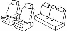 presvlake za sjedala za Fiat Tipo, 2015>2020, 2020> - 5 vrata