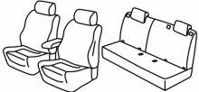 presvlake za sjedala za Fiat Tipo, 2015>2020 - 5 vrata