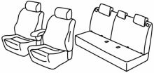 presvlake za sjedala za Fiat Tipo, 2015>2020 - Sedan - 4 vrata