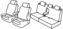presvlake za sjedala za Fiat Tipo, 2015>2020 - SW - 5 vrata