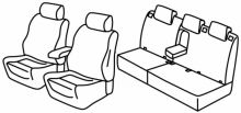 presvlake za sjedala za Fiat Tipo, 2015>2020 - SW - 5 vrata