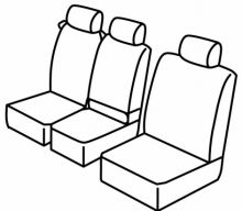 presvlake za sjedala za Ford Connect, 2014>2018 - Transit