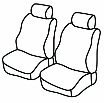 presvlake za sjedala odgovaraju za Ford Courier, 2014>2018 - Transit