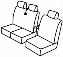 presvlake za sjedala za Ford Custom, 2012>2016 - Transit