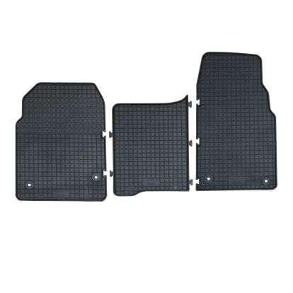 rubber mat compatible for Ford Transit Custom, 2023> / VW T7 transporter, 2024> - only first row, 1+2