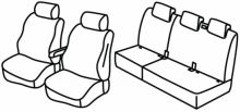 presvlake za sjedala za Ford EcoSport, 2012>2017 - 5 vrata