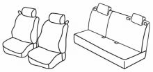 seat covers for Ford Fiesta, 2008>2017 - 3 door