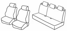 seat covers for Ford Fiesta, 2008>2017 - 5 door