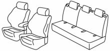 presvlake za sjedala za Ford Focus 4, 2018> - 5 vrata