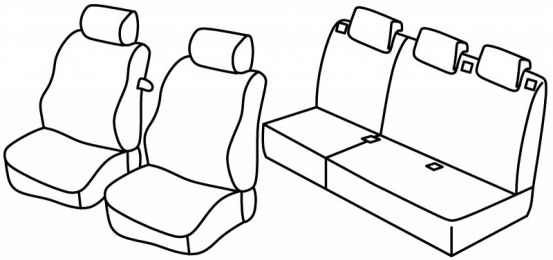 presvlake za sjedala odgovaraju za Ford Fusion, 2002>2009