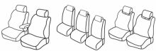 presvlake za sjedala za Ford Galaxy/S-Max, 2006>2014