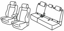 presvlake za sjedala za Ford Kuga, 2019> - Titanium - 5 vrata