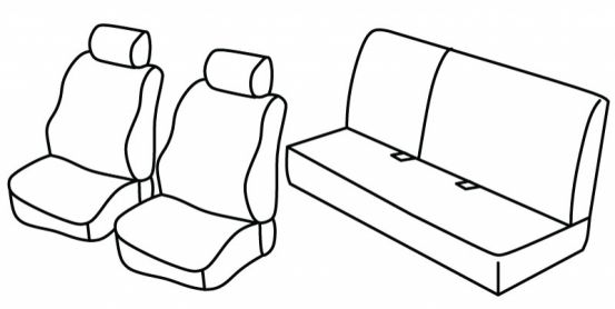 seat covers compatible for Ford Mondeo, 1993>1996 - Sedan - 4 door