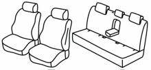 presvlake za sjedala za Ford Ranger, 2022> - XLT - 5 vrata