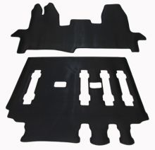 tekstilni tepih za unutrašnjost za Ford Custom Tourneo, 2012>2023, 3 reda (1.red: 1+2)