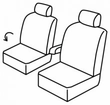 seat covers for Ford Connect, 2002>2013 - Transit