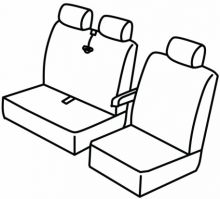 presvlake za sjedala za Ford Transit, 2006>