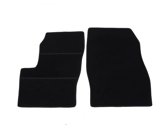 interior textile mats compatible for Ford Courier, 1 row, 2014>2018, 2018> (1+1)