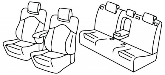 presvlake za sjedala odgovaraju za Geely Starray/Atlas Pro/Bouye, 2021> - Hybrid - 5 vrata