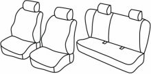 presvlake za sjedala za Honda Civic, 1992>1995 - 5 vrata
