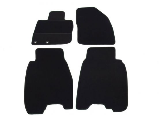 interior textile mats compatible for Honda Civic 8, 5door, 2005>2012 + fixing system (distance 15cm)