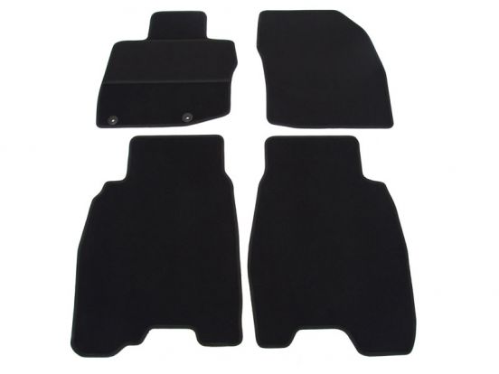tekstilni tepih za unutrašnjost odgovara za Honda Civic 8, 5vrata, 2005>2012 + fiksatori (razmak 28 cm)