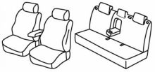 presvlake za sjedala za Honda Civic, 2021>2024 - Hybrid - 5 vrata