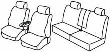 seat covers for Honda CR-V, 1995>2001 - 5 door