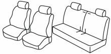 presvlake za sjedala za Honda HR-V 1, 1999>2006 - 5 vrata