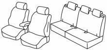 presvlake za sjedala za Honda HR-V, 2015>2021 - Elegance - 5 vrata