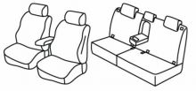 presvlake za sjedala za Honda HR-V, 2021> - e:HEV - 5 vrata