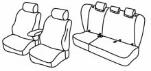 presvlake za sjedala za Honda Jazz, 2020> - e:HEV - 5 vrata