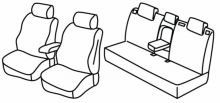 presvlake za sjedala za Hyundai Kona, 2023> - Style - 5 vrata