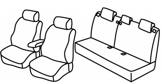 presvlake za sjedala odgovaraju za Hyundai Accent 3, 2005>2010 - 5 vrata