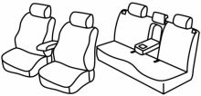 presvlake za sjedala za Hyundai Elantra, 2010>2015 - 4 vrata
