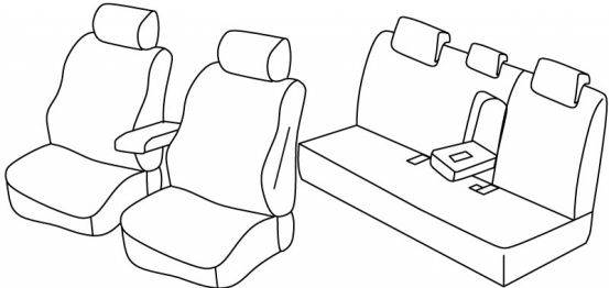presvlake za sjedala odgovaraju za Hyundai Elantra, 2015> - 4 vrata