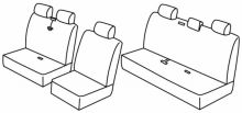 presvlake za sjedala za Hyundai H-1, 1997>2007 - 4 vrata